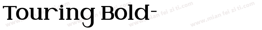 Touring Bold字体转换